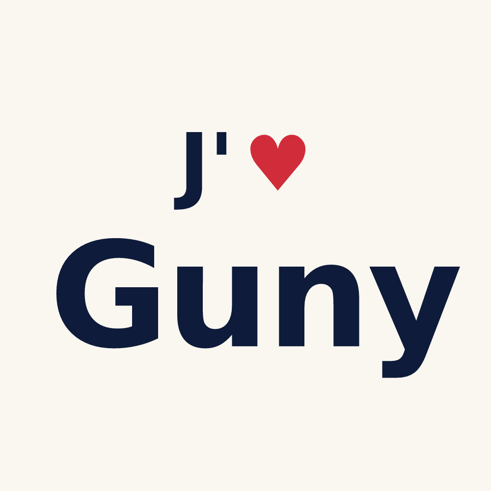 Tasse personnalisée Guny — design J'aime Guny