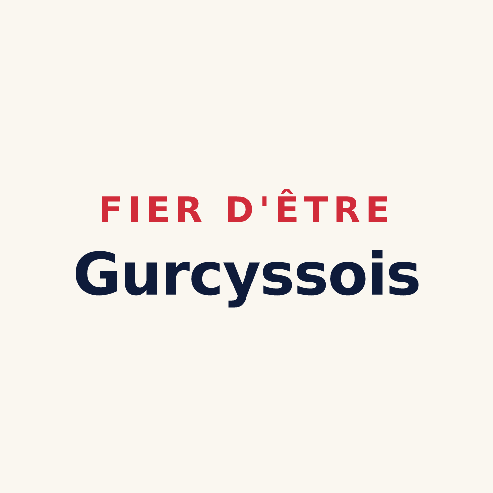Tasse « Fier d'être Gurcyssois » — design pour Gurcy-le-Châtel