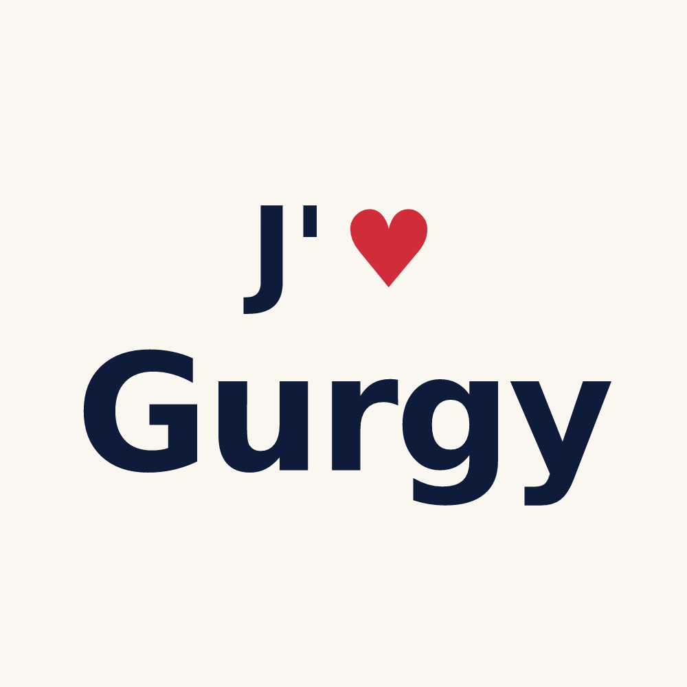 Tasse personnalisée Gurgy — design J'aime Gurgy
