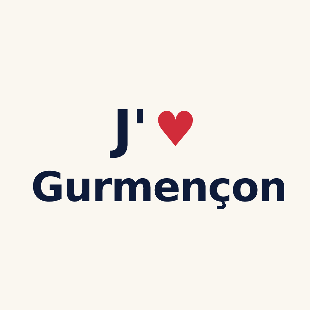 Tasse personnalisée Gurmençon — design J'aime Gurmençon