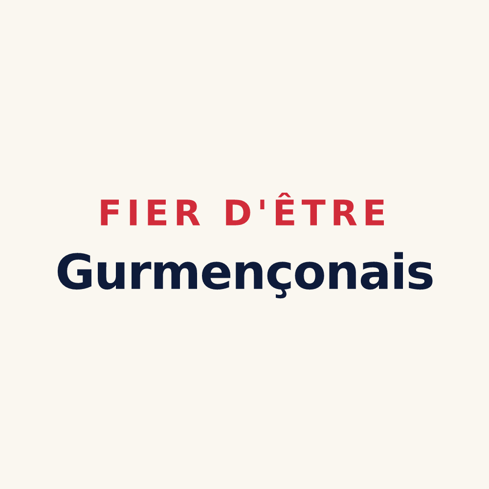 Tasse « Fier d'être Gurmençonais » — design pour Gurmençon