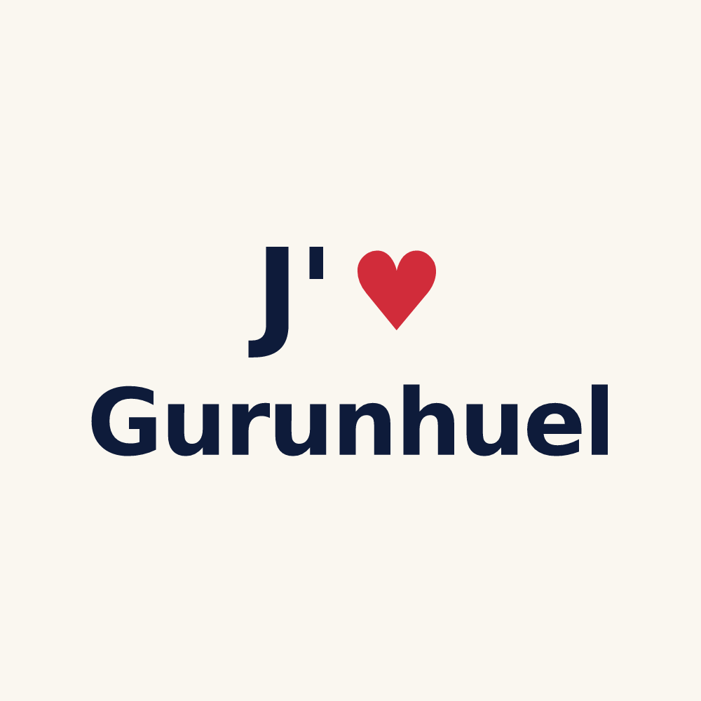 Tasse personnalisée Gurunhuel — design J'aime Gurunhuel