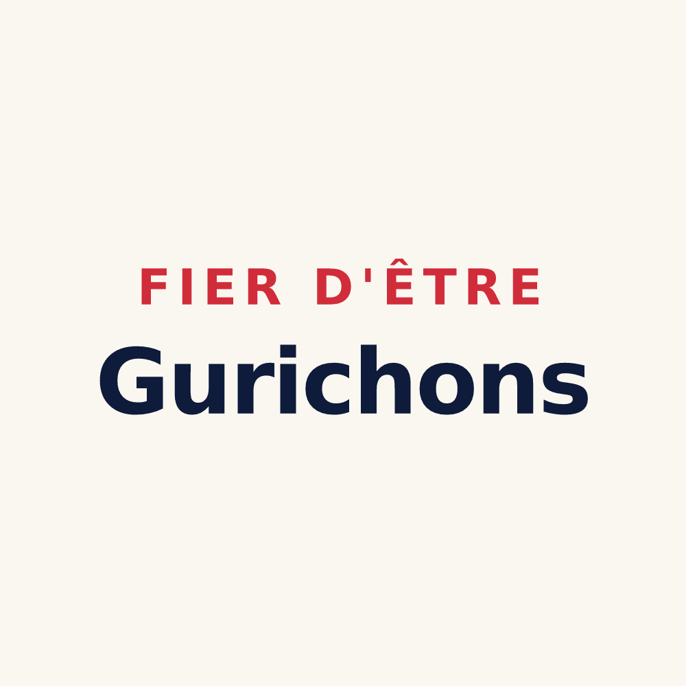 Tasse « Fier d'être Gurichons » — design pour Gury