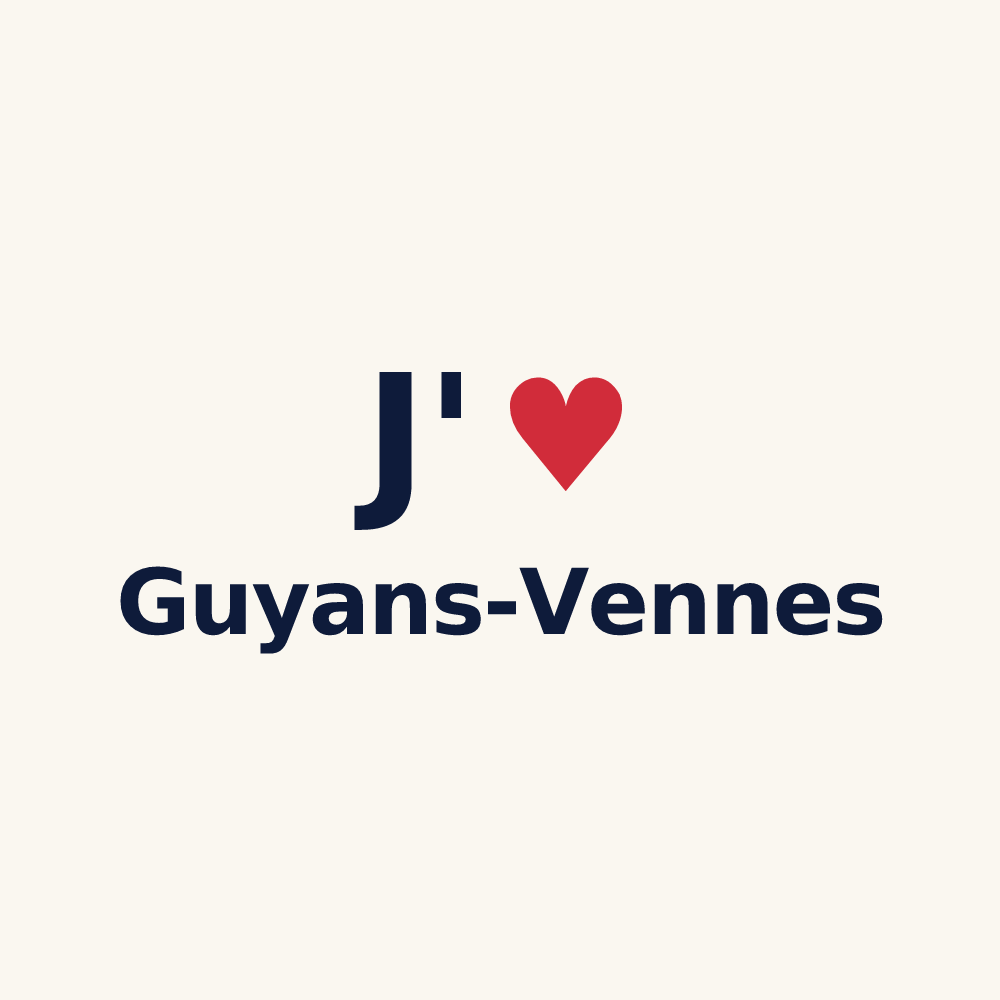 Tasse personnalisée Guyans-Vennes — design J'aime Guyans-Vennes