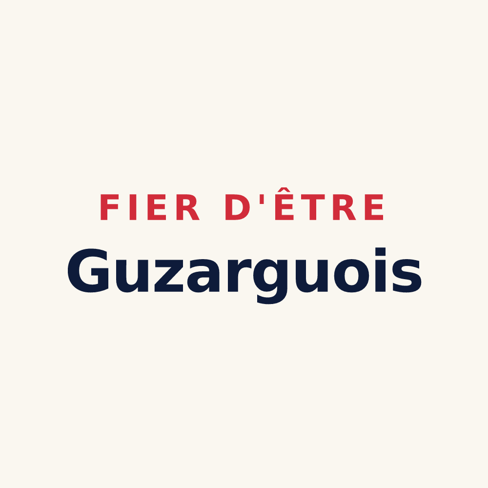 Tasse « Fier d'être Guzarguois » — design pour Guzargues