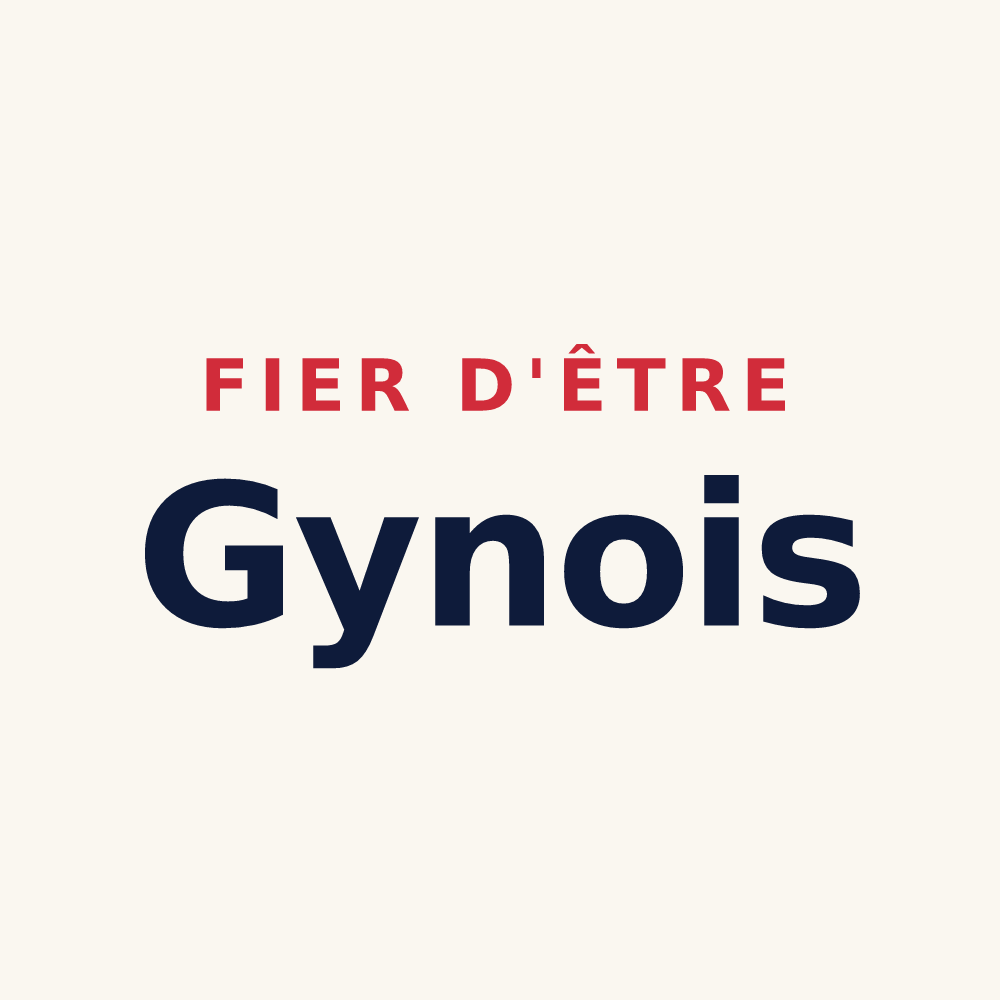 Tasse « Fier d'être Gynois » — design pour Gye