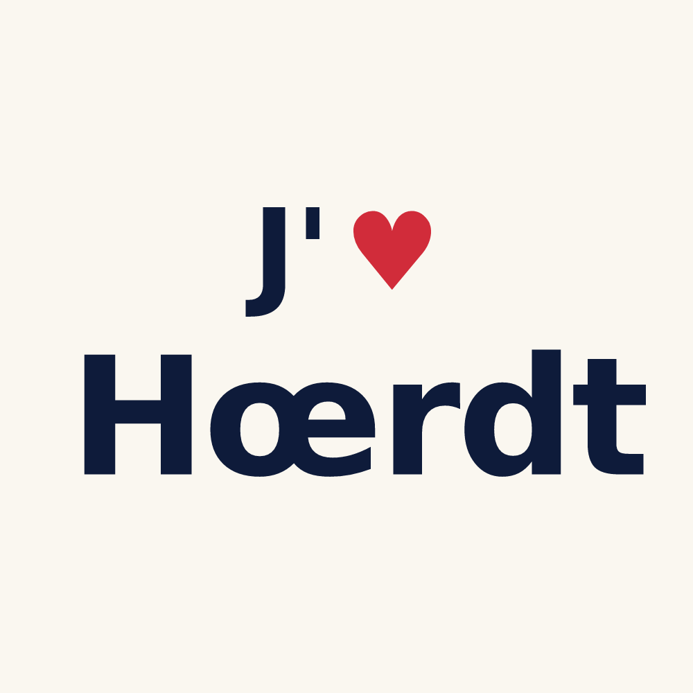Tasse personnalisée Hœrdt — design J'aime Hœrdt