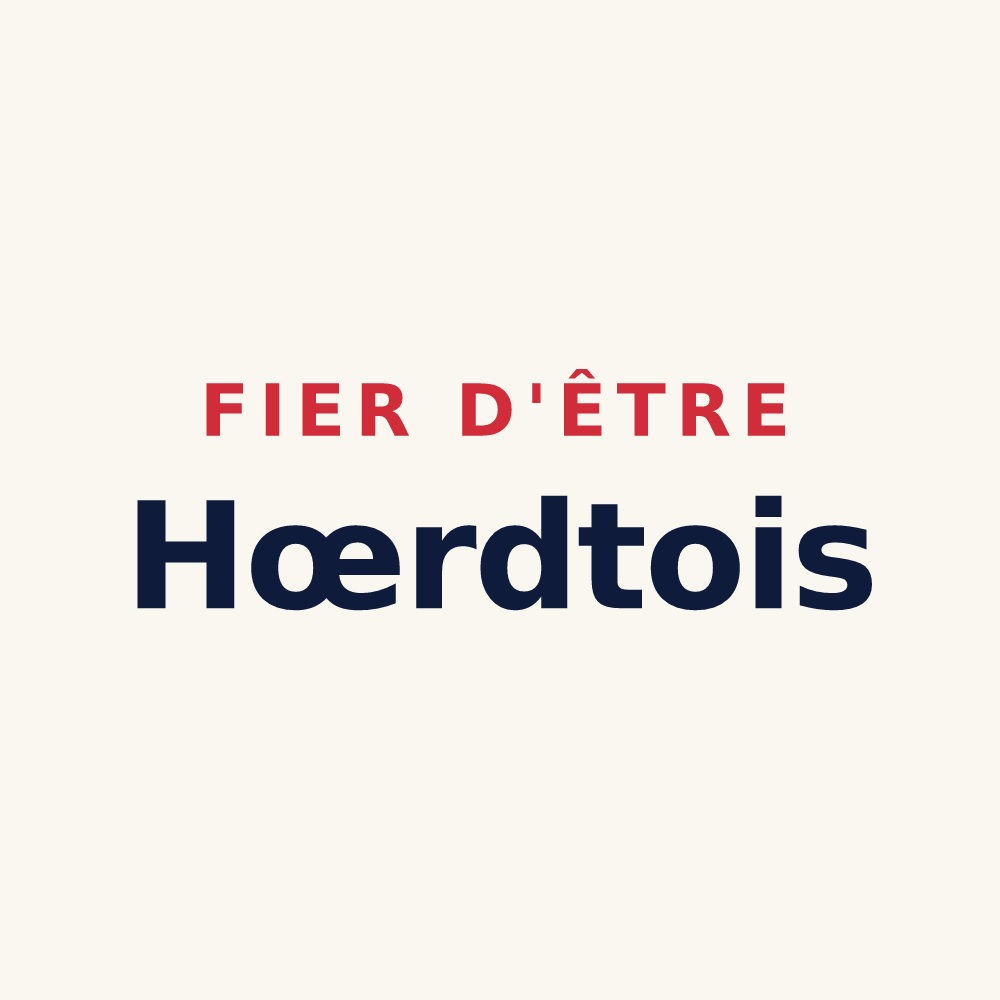 Tasse « Fier d'être Hœrdtois » — design pour Hœrdt