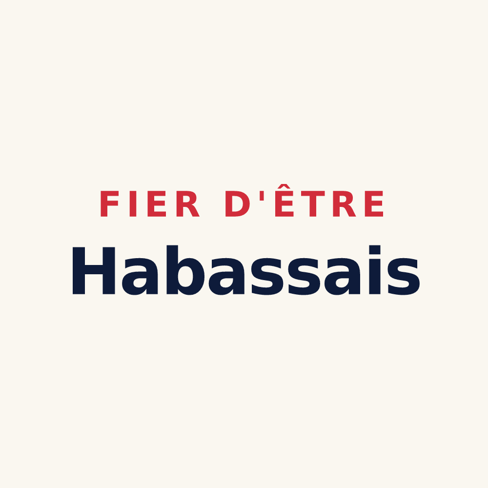 Tasse « Fier d'être Habassais » — design pour Habas