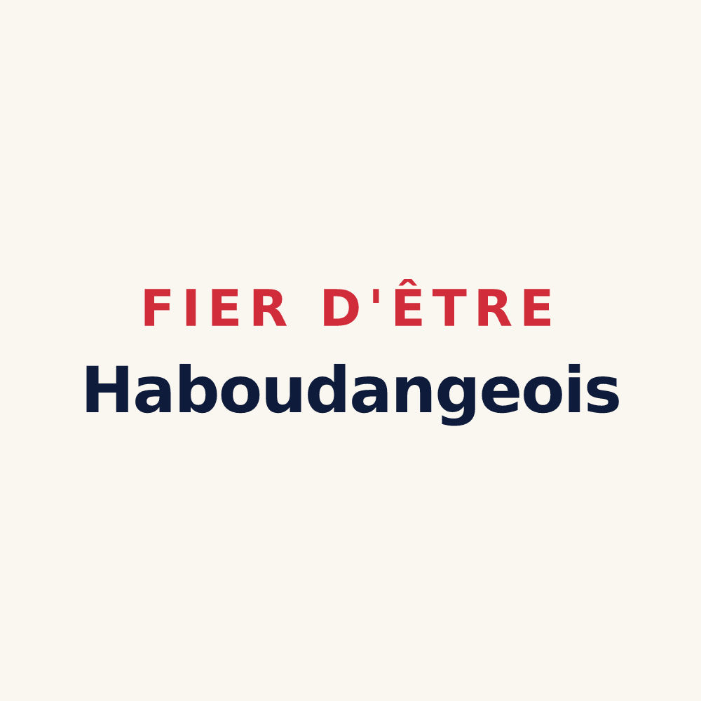 Tasse « Fier d'être Haboudangeois » — design pour Haboudange