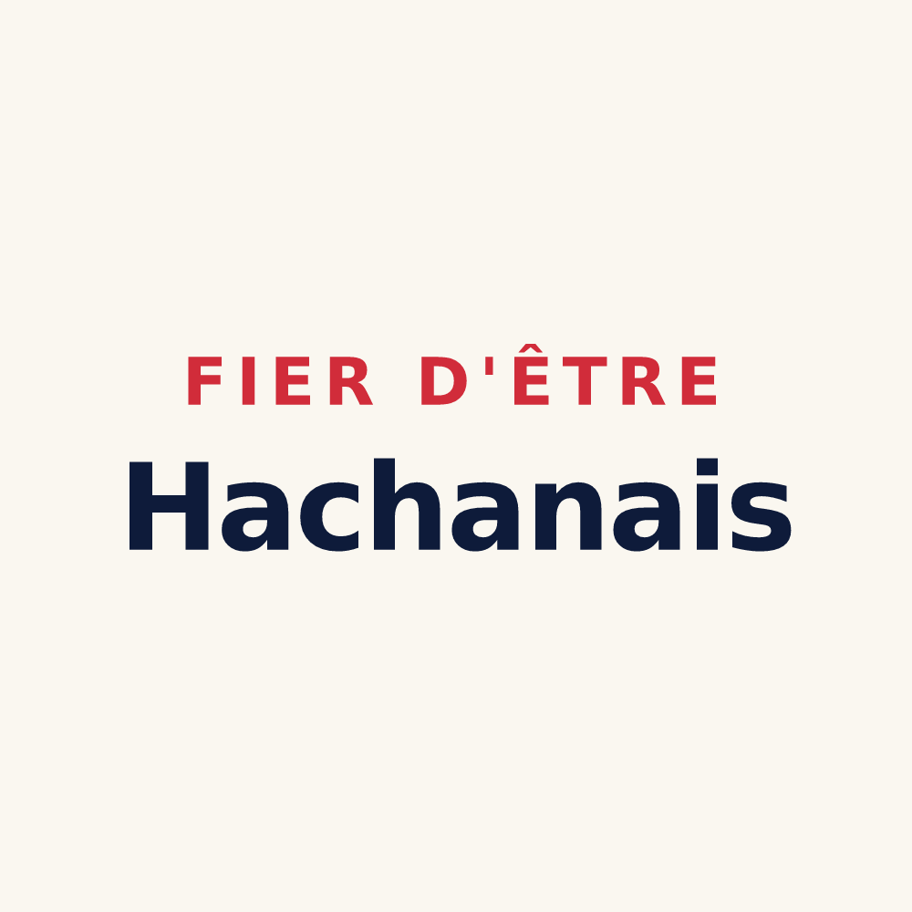 Tasse « Fier d'être Hachanais » — design pour Hachan