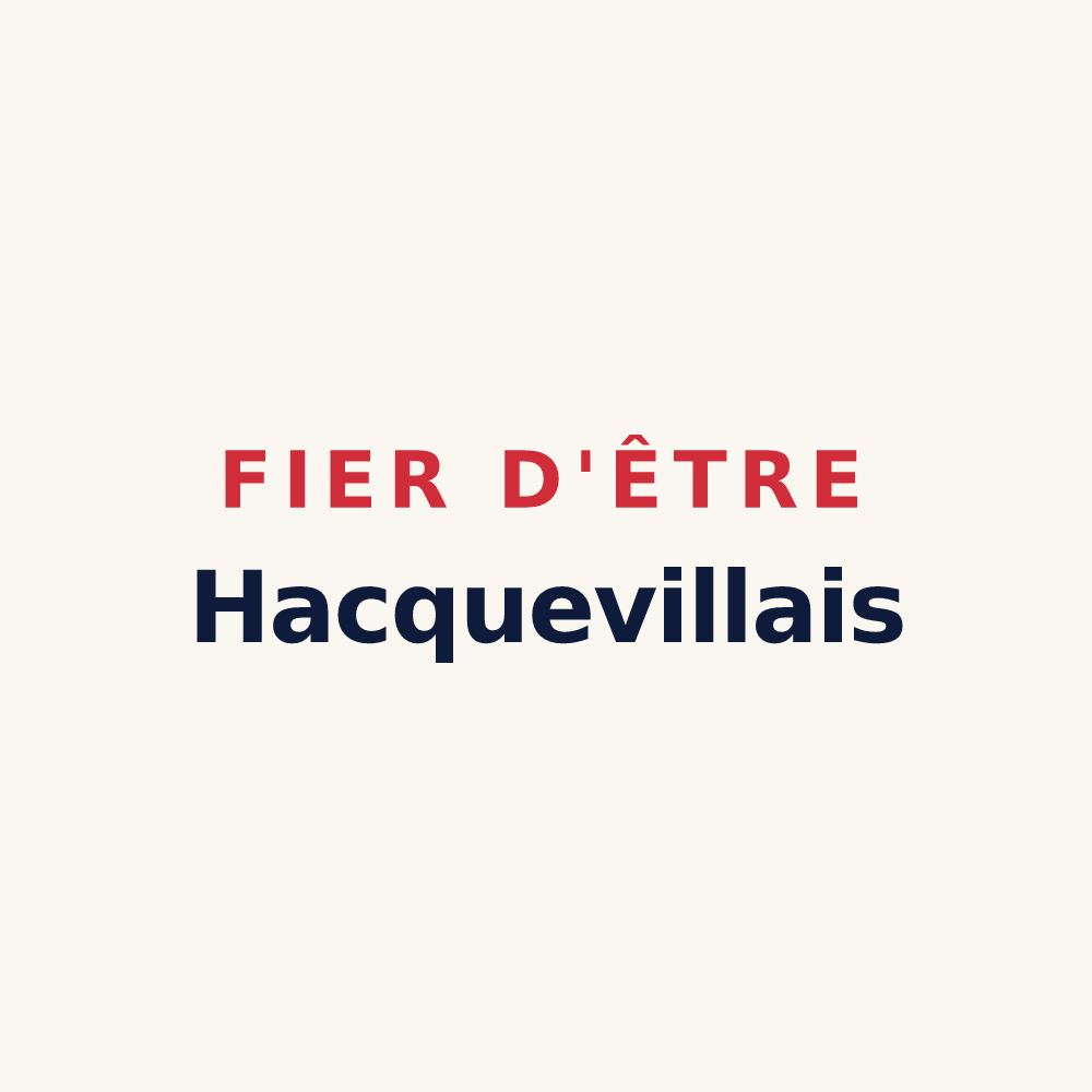 Tasse « Fier d'être Hacquevillais » — design pour Hacqueville