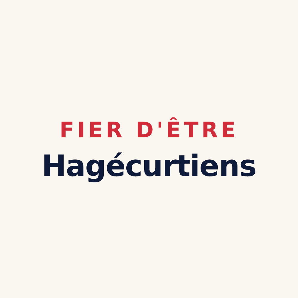 Tasse « Fier d'être Hagécurtiens » — design pour Hagécourt