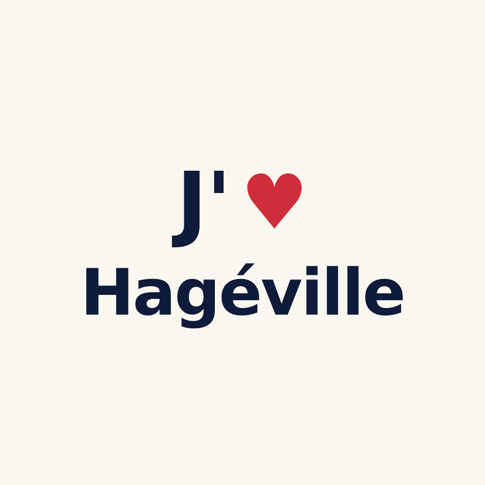 Tasse personnalisée Hagéville — design J'aime Hagéville