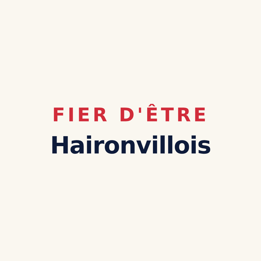 Tasse « Fier d'être Haironvillois » — design pour Haironville