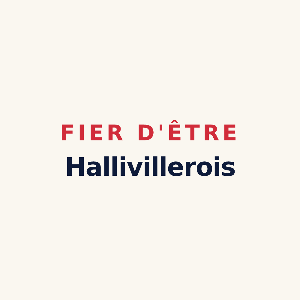 Tasse « Fier d'être Hallivillerois » — design pour Hallivillers