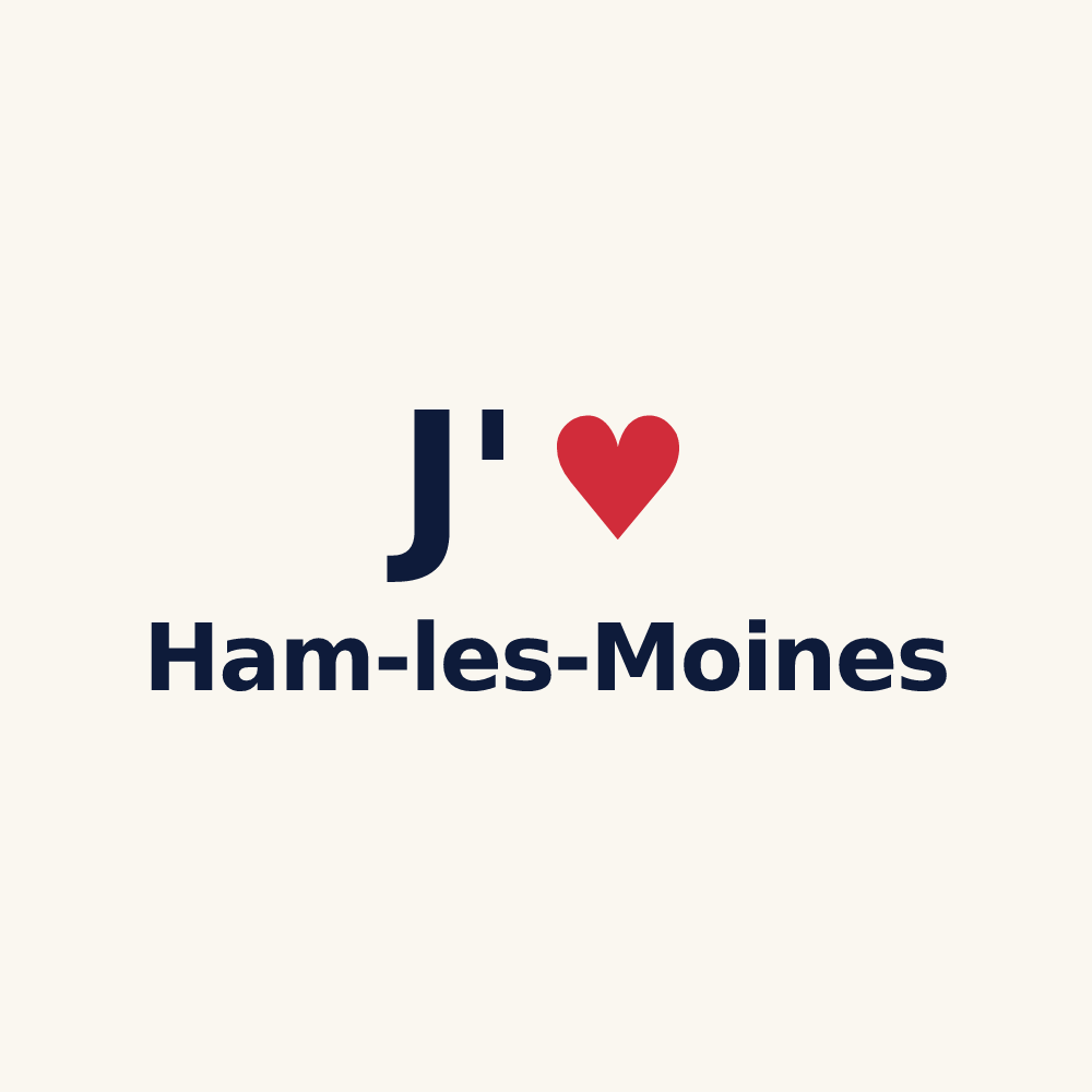 Tasse personnalisée Ham-les-Moines — design J'aime Ham-les-Moines