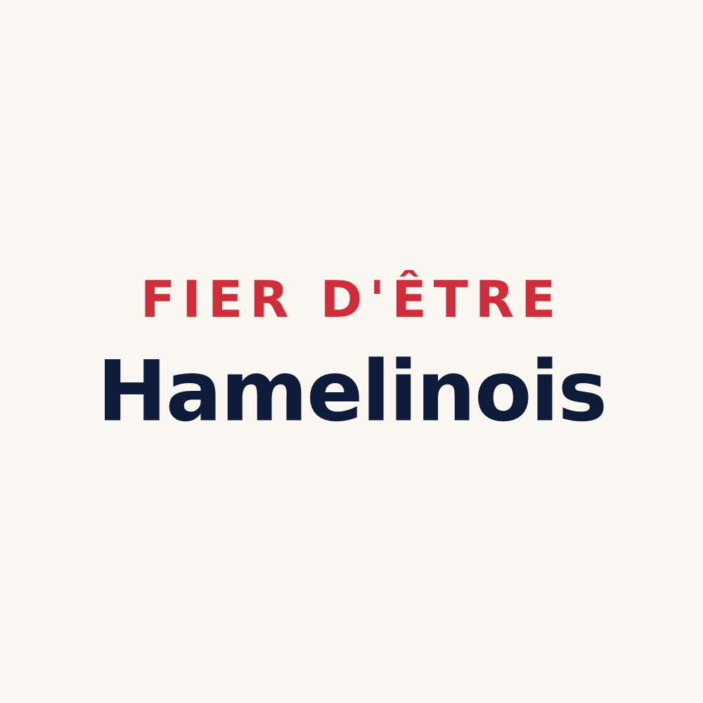 Tasse « Fier d'être Hamelinois » — design pour Hamelin