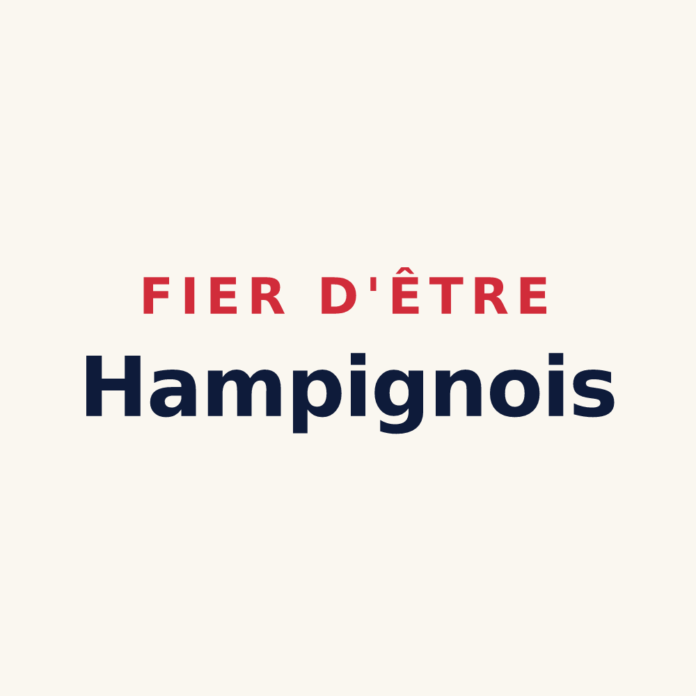 Tasse « Fier d'être Hampignois » — design pour Hampigny