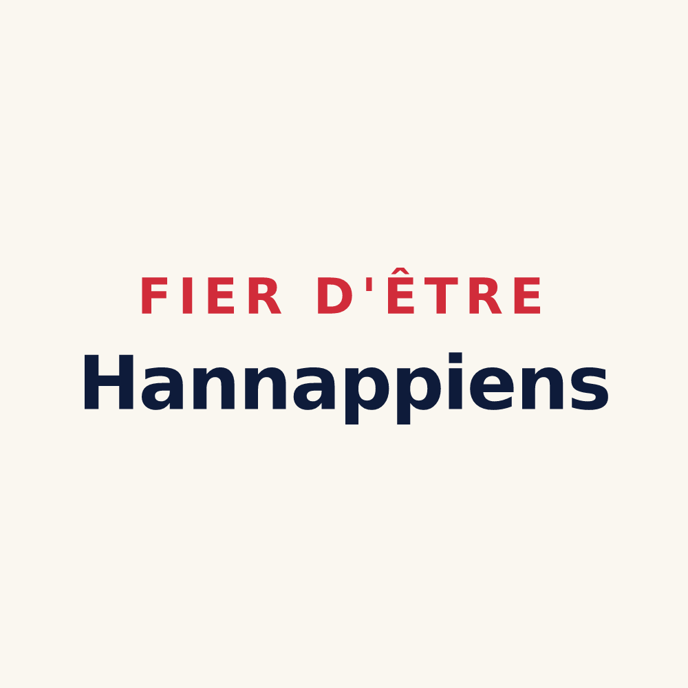 Tasse « Fier d'être Hannappiens » — design pour Hannappes