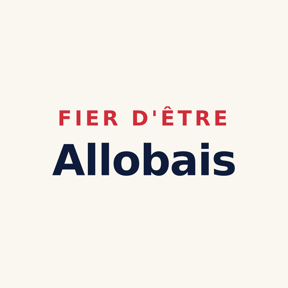 Tasse « Fier d'être Allobais » — design pour Hannogne-Saint-Martin