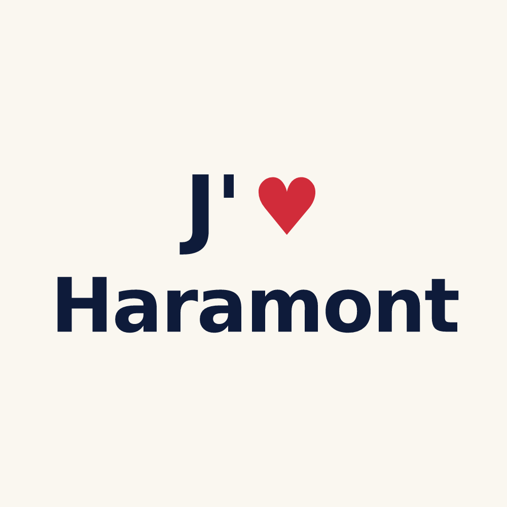 Tasse personnalisée Haramont — design J'aime Haramont