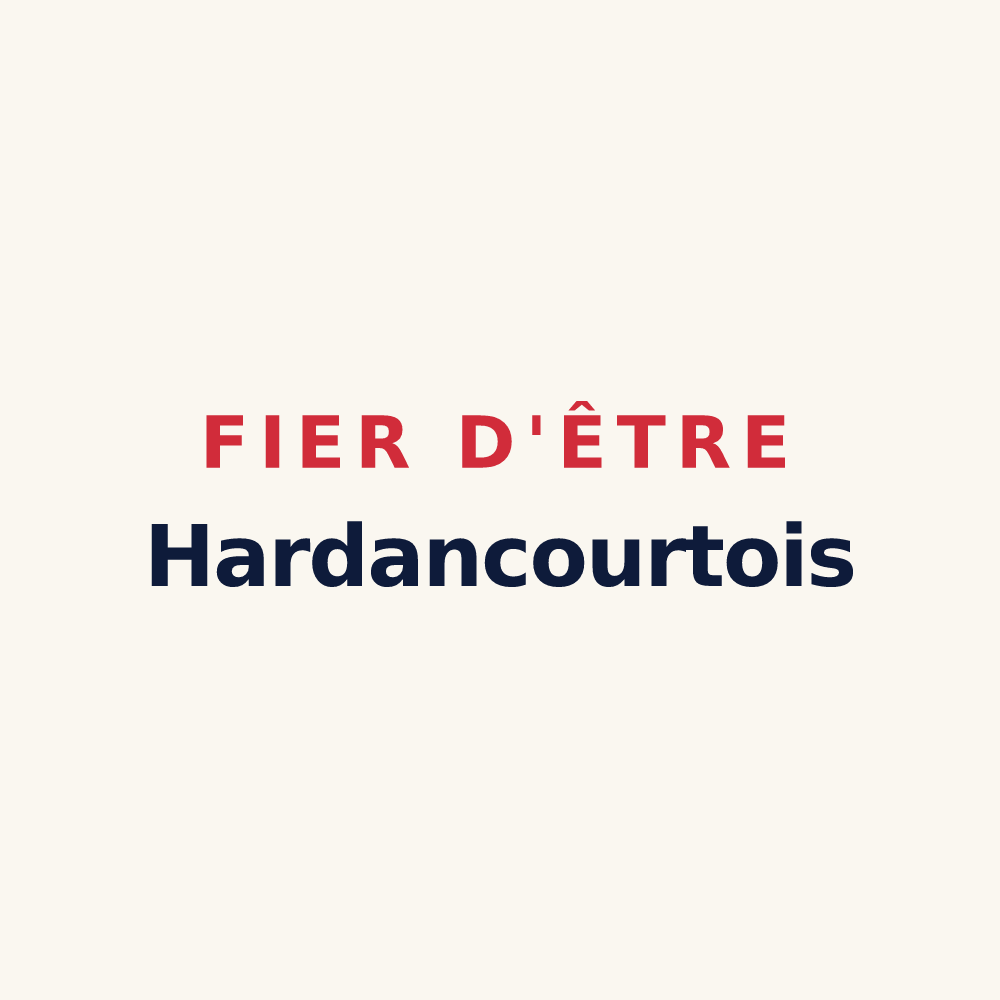 Tasse « Fier d'être Hardancourtois » — design pour Hardancourt