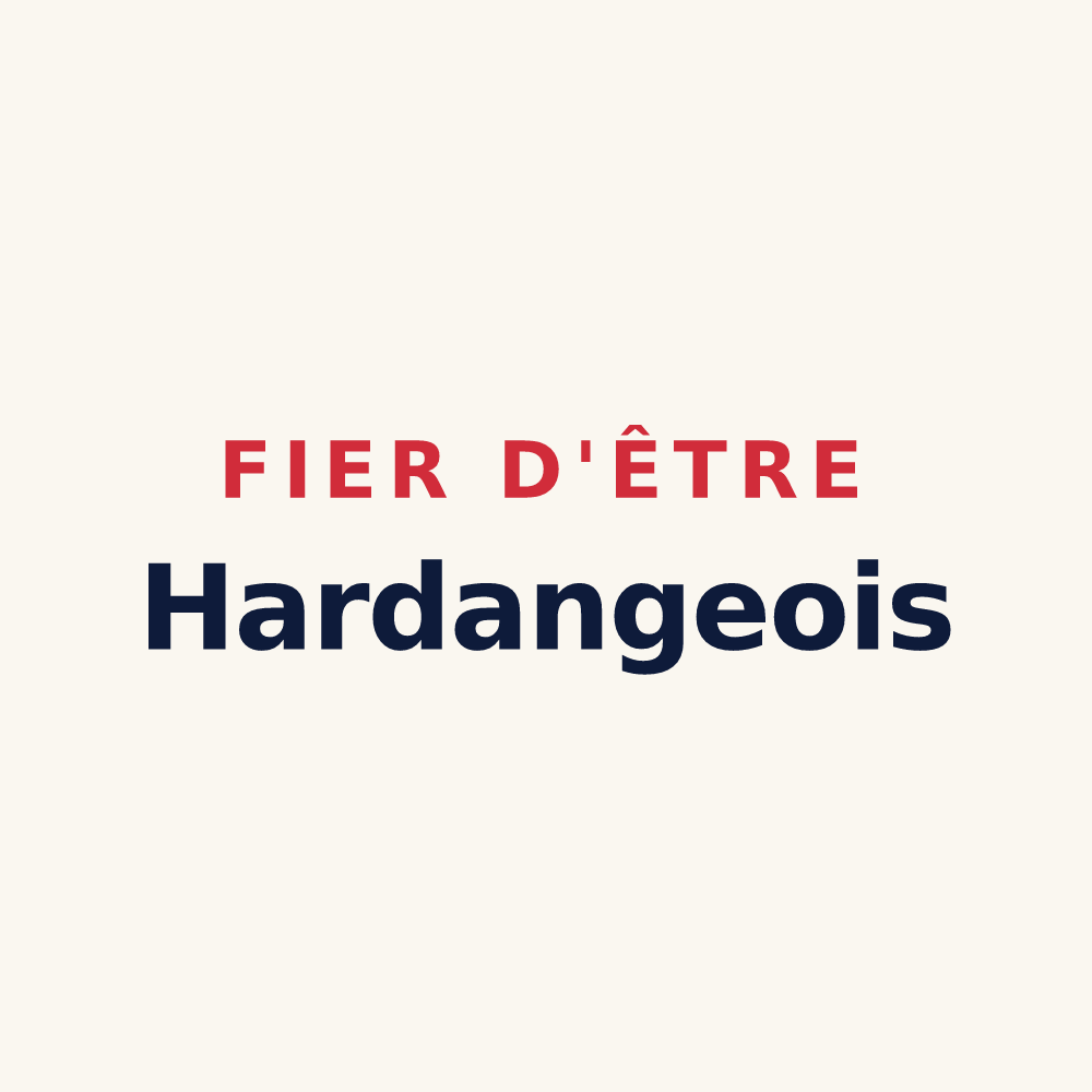 Tasse « Fier d'être Hardangeois » — design pour Hardanges