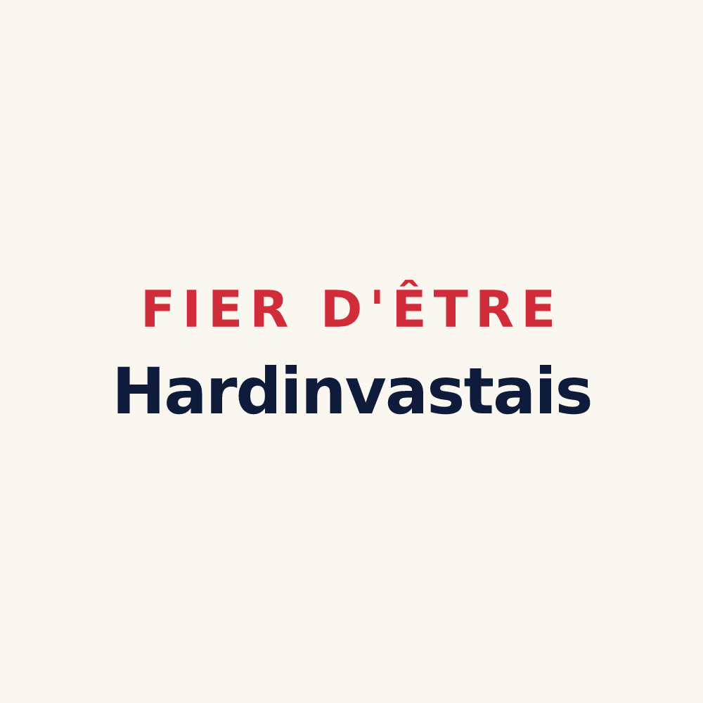 Tasse « Fier d'être Hardinvastais » — design pour Hardinvast