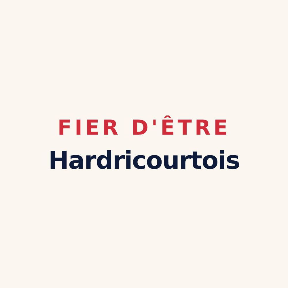 Tasse « Fier d'être Hardricourtois » — design pour Hardricourt