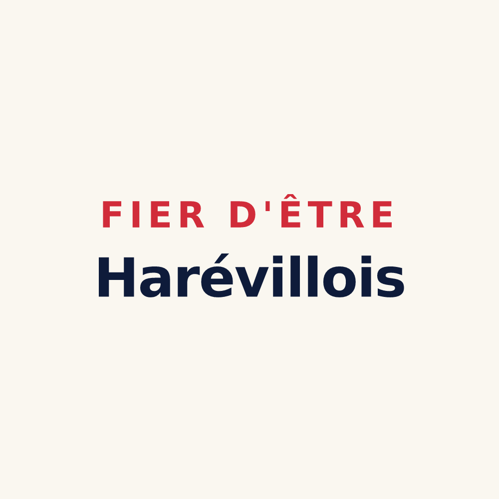 Tasse « Fier d'être Harévillois » — design pour Haréville