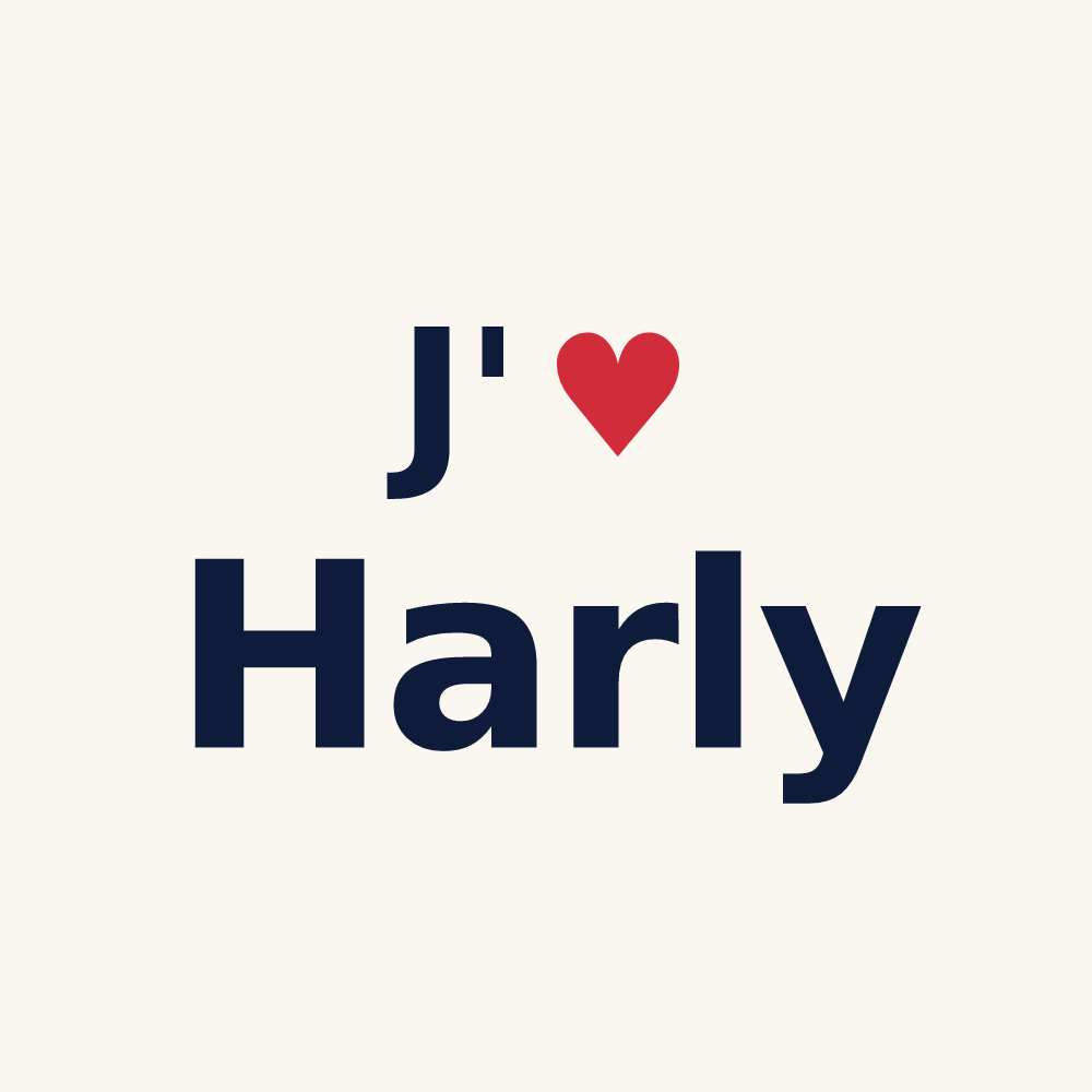 Tasse personnalisée Harly — design J'aime Harly