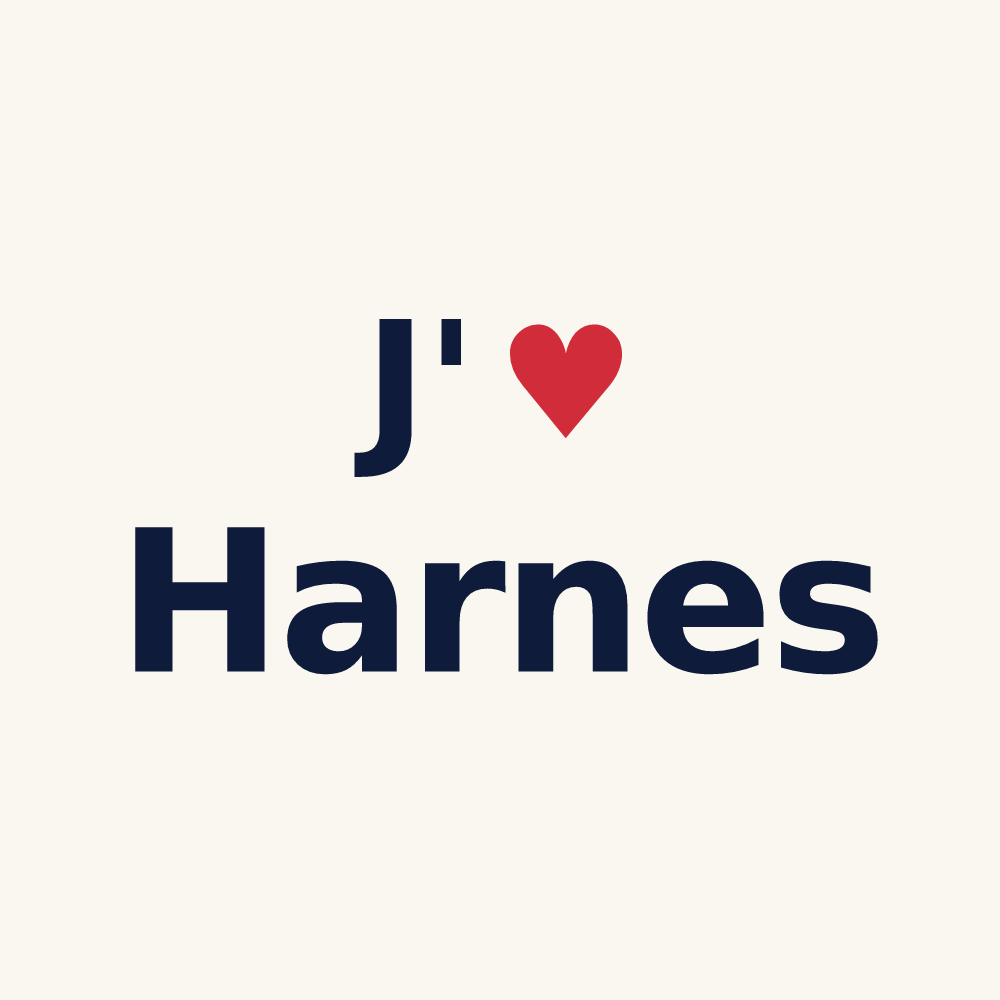 Tasse personnalisée Harnes — design J'aime Harnes