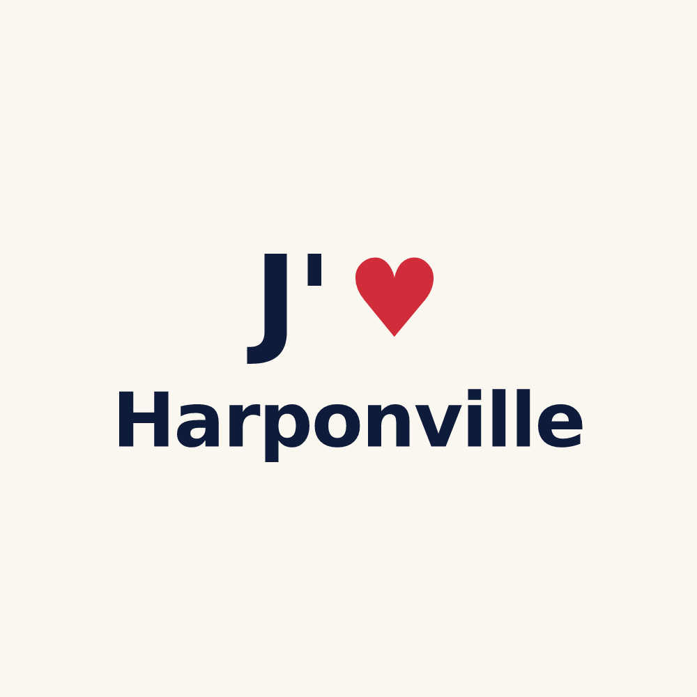 Tasse personnalisée Harponville — design J'aime Harponville