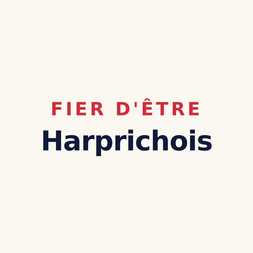 Tasse « Fier d'être Harprichois » — design pour Harprich