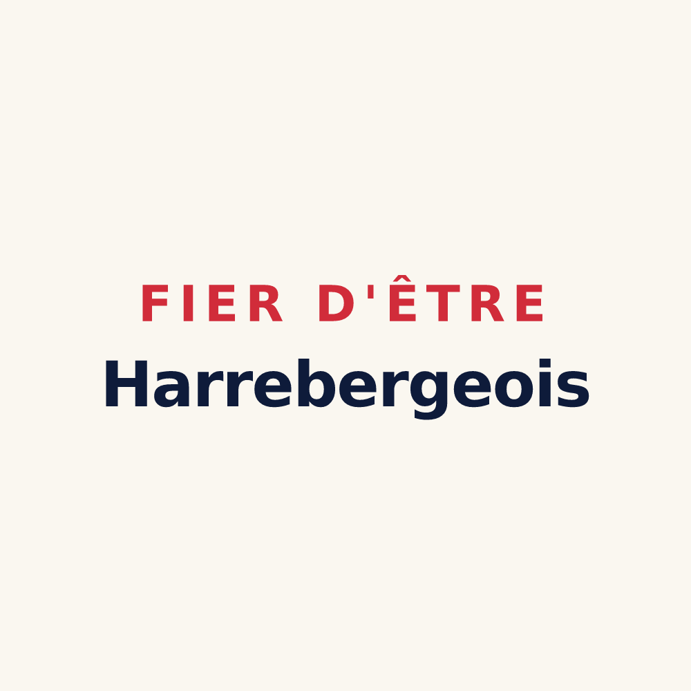 Tasse « Fier d'être Harrebergeois » — design pour Harreberg
