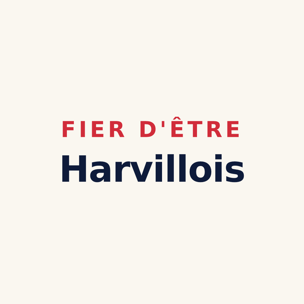 Tasse « Fier d'être Harvillois » — design pour Harville
