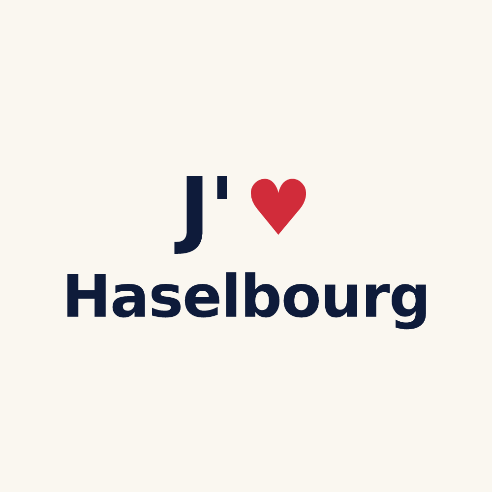 Tasse personnalisée Haselbourg — design J'aime Haselbourg