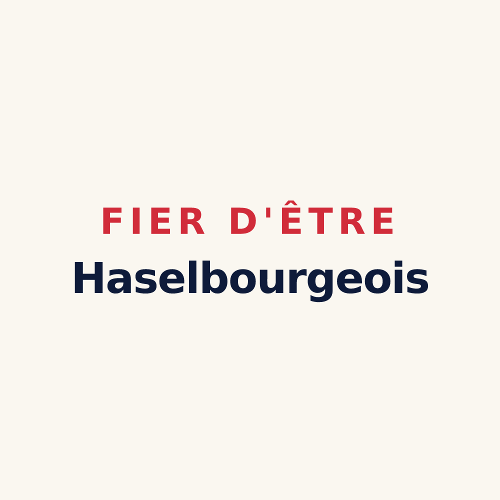Tasse « Fier d'être Haselbourgeois » — design pour Haselbourg
