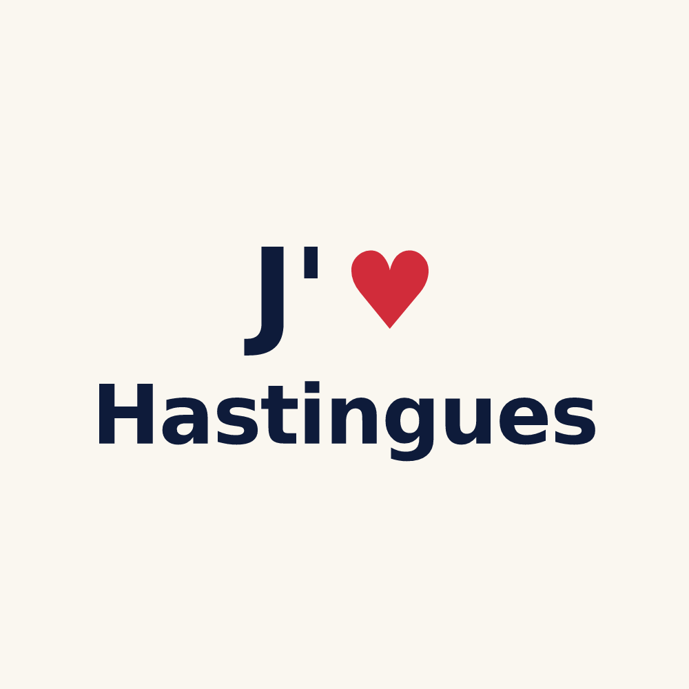 Tasse personnalisée Hastingues — design J'aime Hastingues