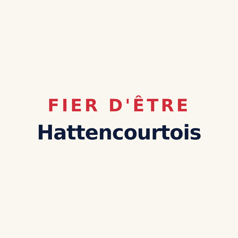 Tasse « Fier d'être Hattencourtois » — design pour Hattencourt