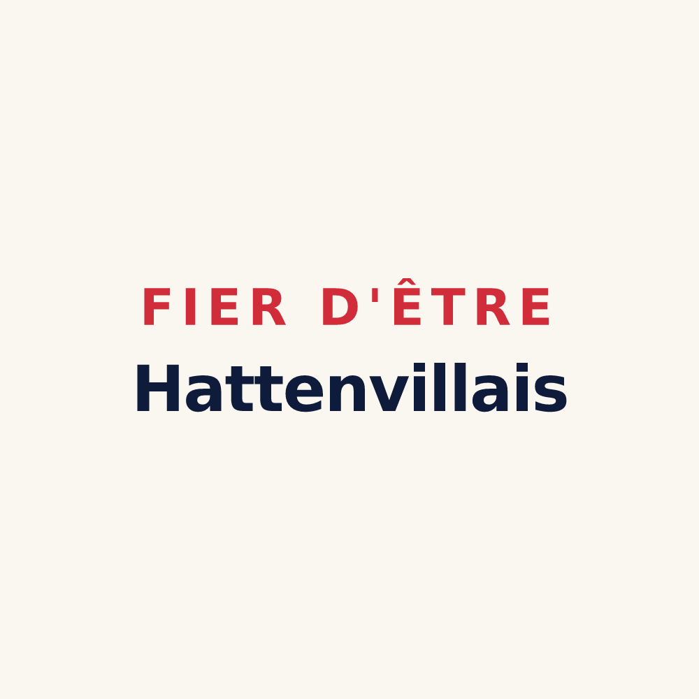 Tasse « Fier d'être Hattenvillais » — design pour Hattenville