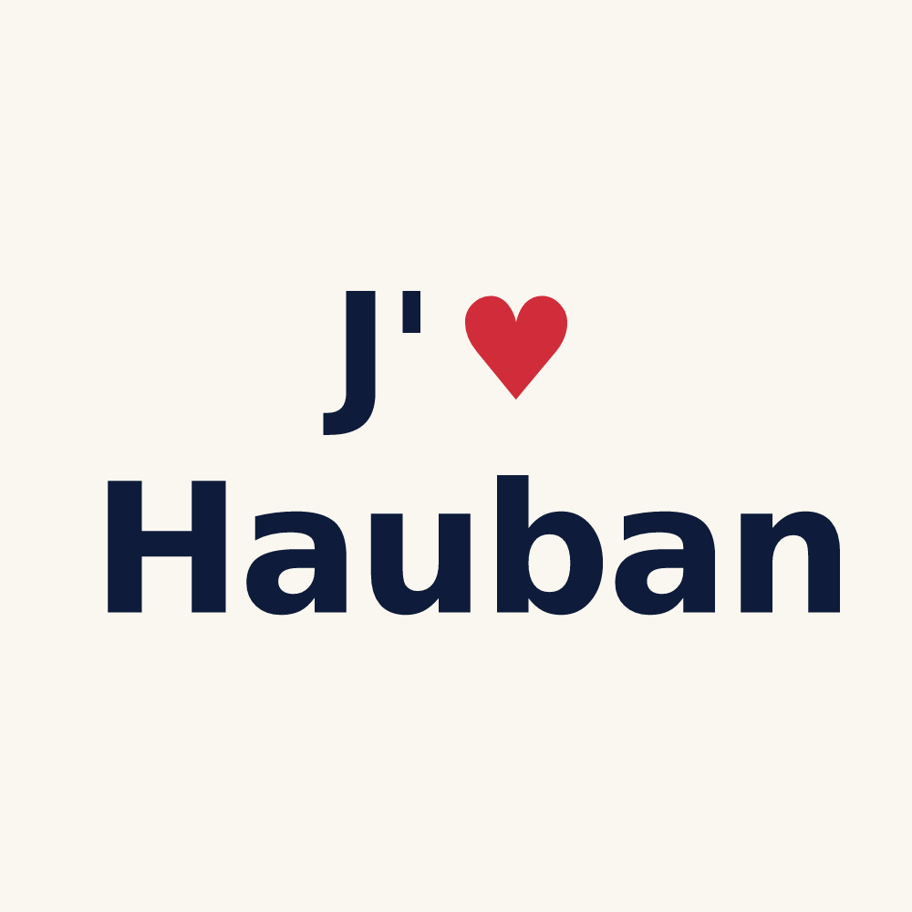 Tasse personnalisée Hauban — design J'aime Hauban