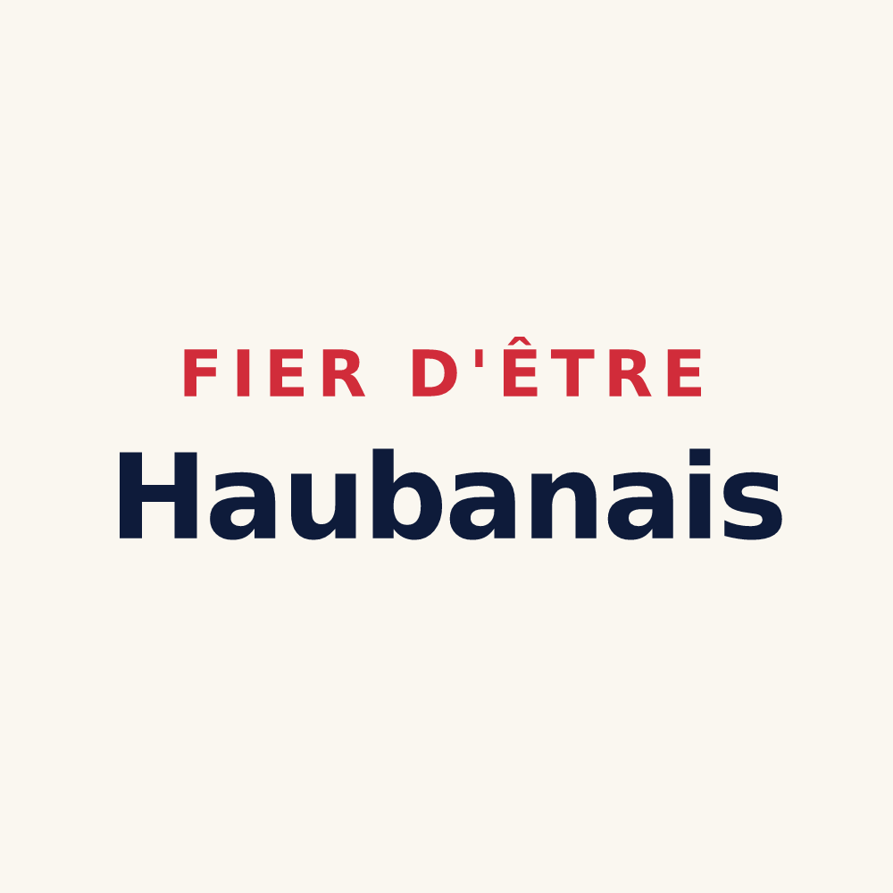 Tasse « Fier d'être Haubanais » — design pour Hauban