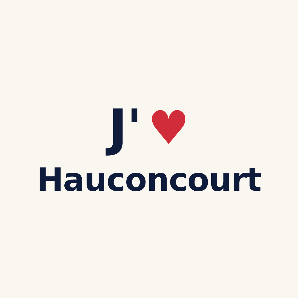 Tasse personnalisée Hauconcourt — design J'aime Hauconcourt
