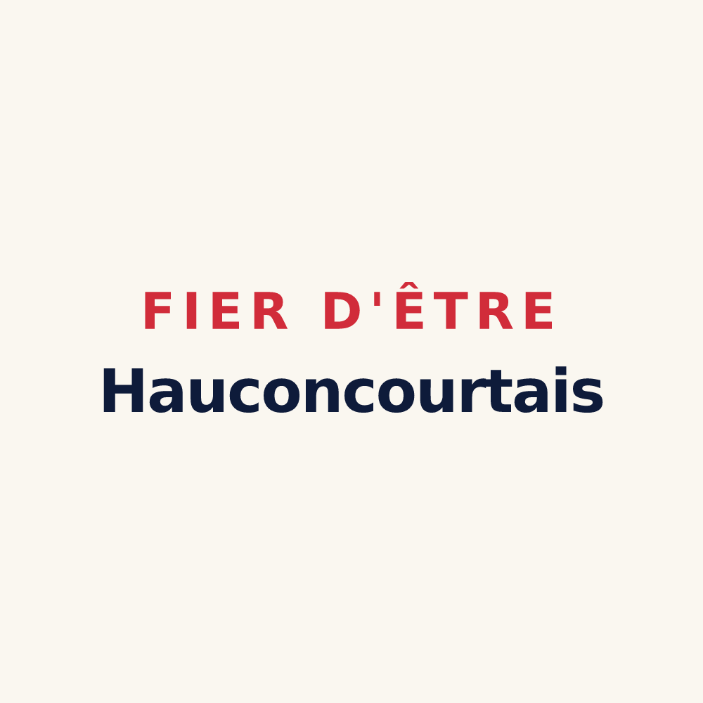 Tasse « Fier d'être Hauconcourtais » — design pour Hauconcourt