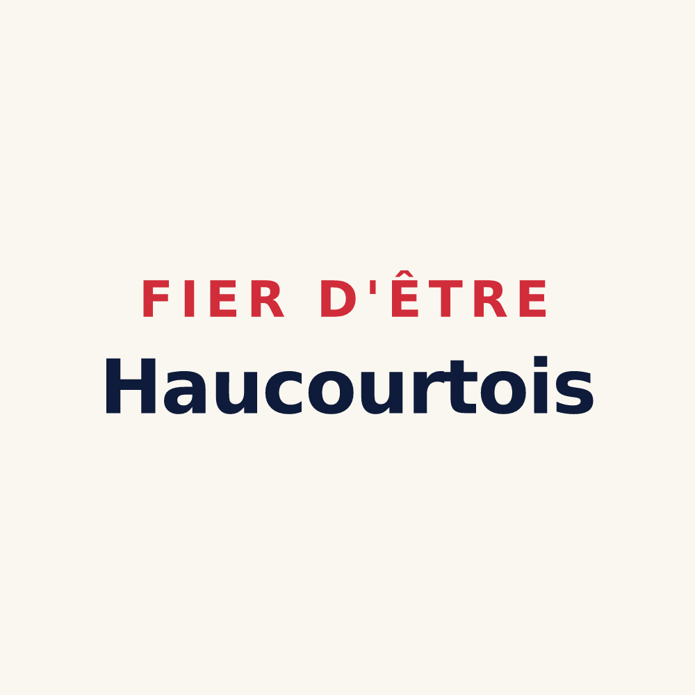 Tasse « Fier d'être Haucourtois » — design pour Haucourt