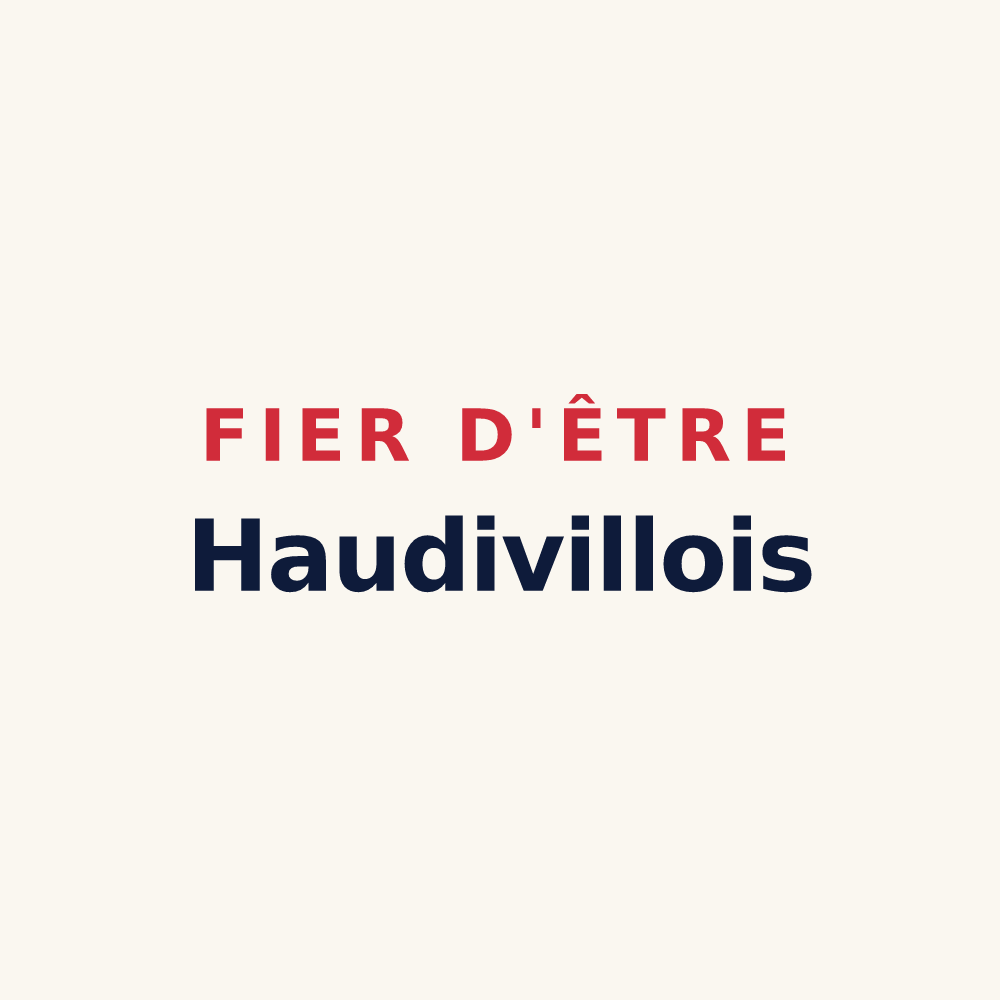 Tasse « Fier d'être Haudivillois » — design pour Haudivillers