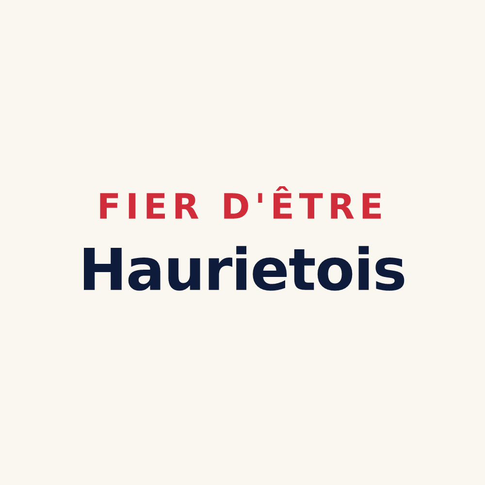 Tasse « Fier d'être Haurietois » — design pour Hauriet