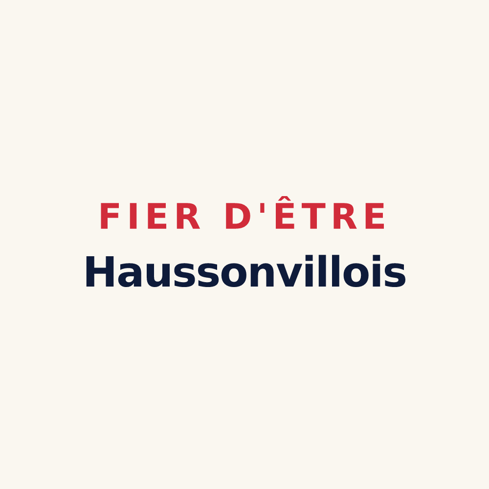 Tasse « Fier d'être Haussonvillois » — design pour Haussonville